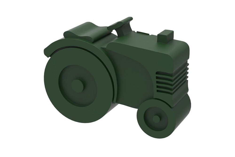 Madkasse traktor (mørk grøn)-0