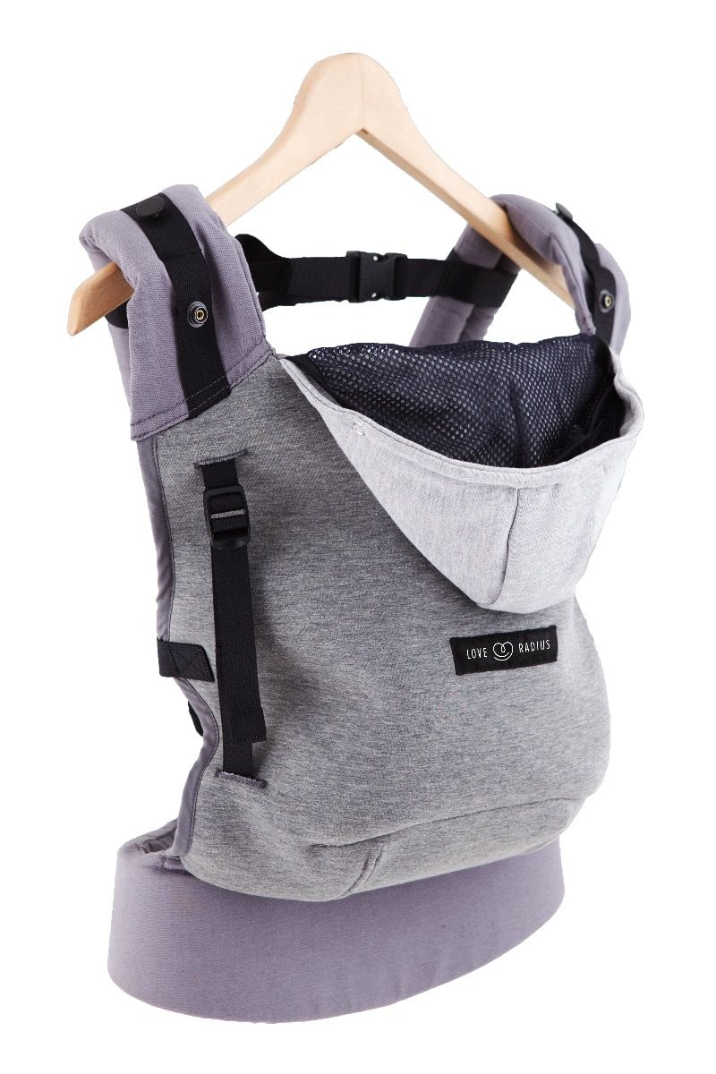 love-radius-hoodie-carrier-bæresele-slynge-vikle-inklusiv-booster-pack-nyfødt-baby