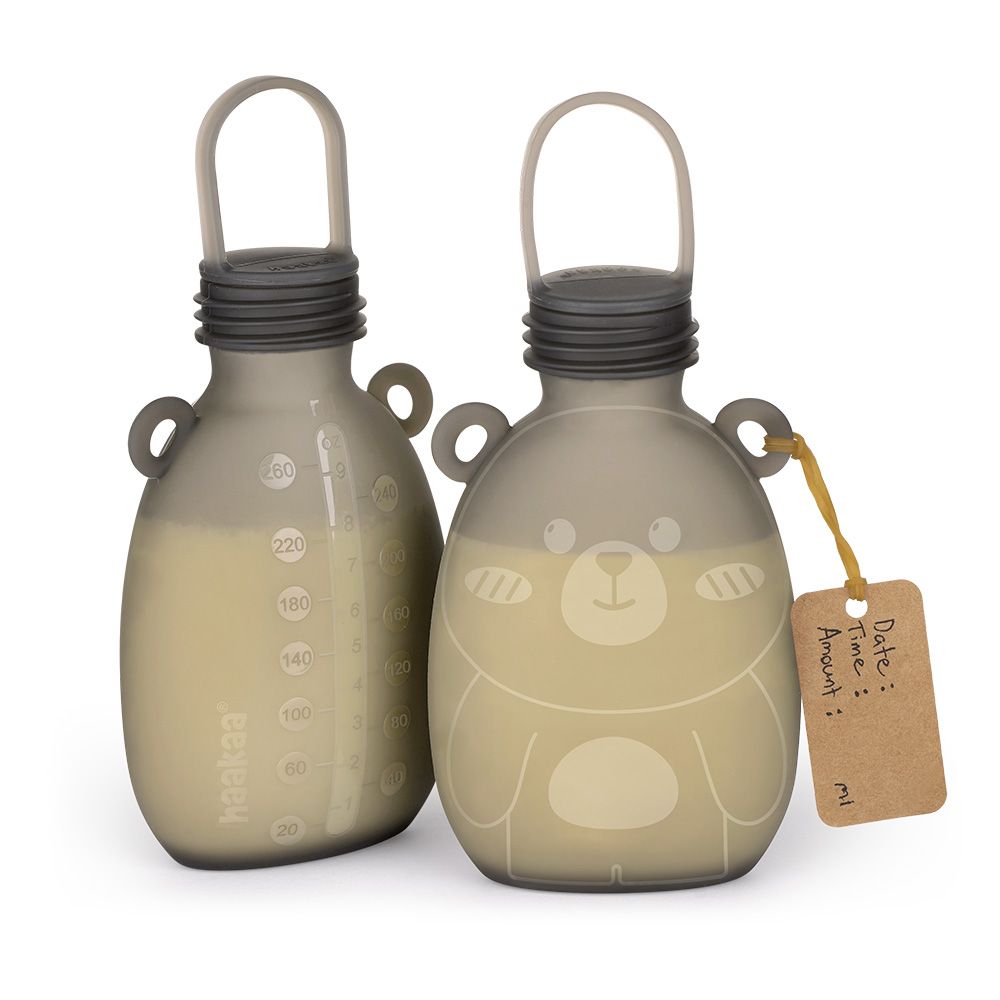 Happii Bear Silicone Milk Storage Bag (260ml)